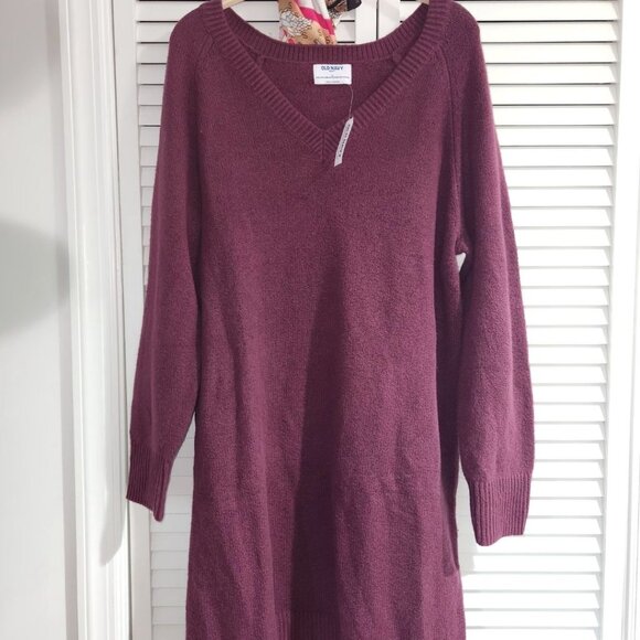 ✨ OLD NAVY | Women's Cherry Bark Mini Sweater Dress - Picture 3 of 5